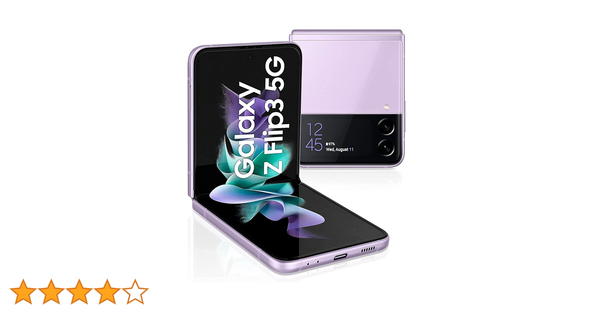 Galaxy z Flip3 5G パープル 256GB Samsung Galaxy Z Flip3 5G Smartphone Sim Free Android Folding